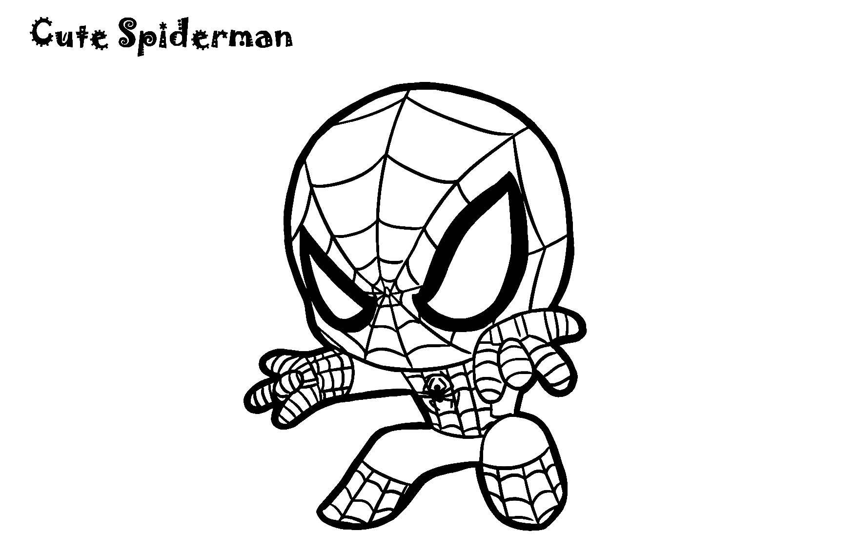 Wallpaper #IlZZepcBsd6xcFiEjdzw128 58 Easy Spiderman Coloring Pages Just Kids