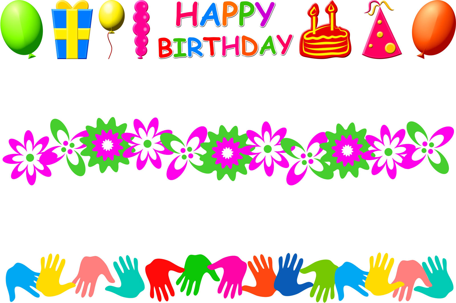 Wallpaper #3DG7NZMB5zzyi_yYq1fz55 Free Photo Page Border Designs Balloons Birthday Borders Free