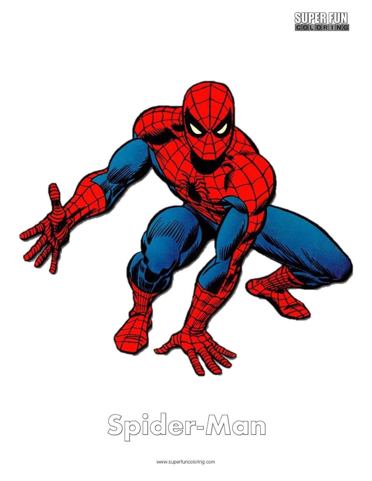 Wallpaper #0neeJ5MB-pgBXx603KZG161 Spider Man Coloring Page Super Fun Coloring