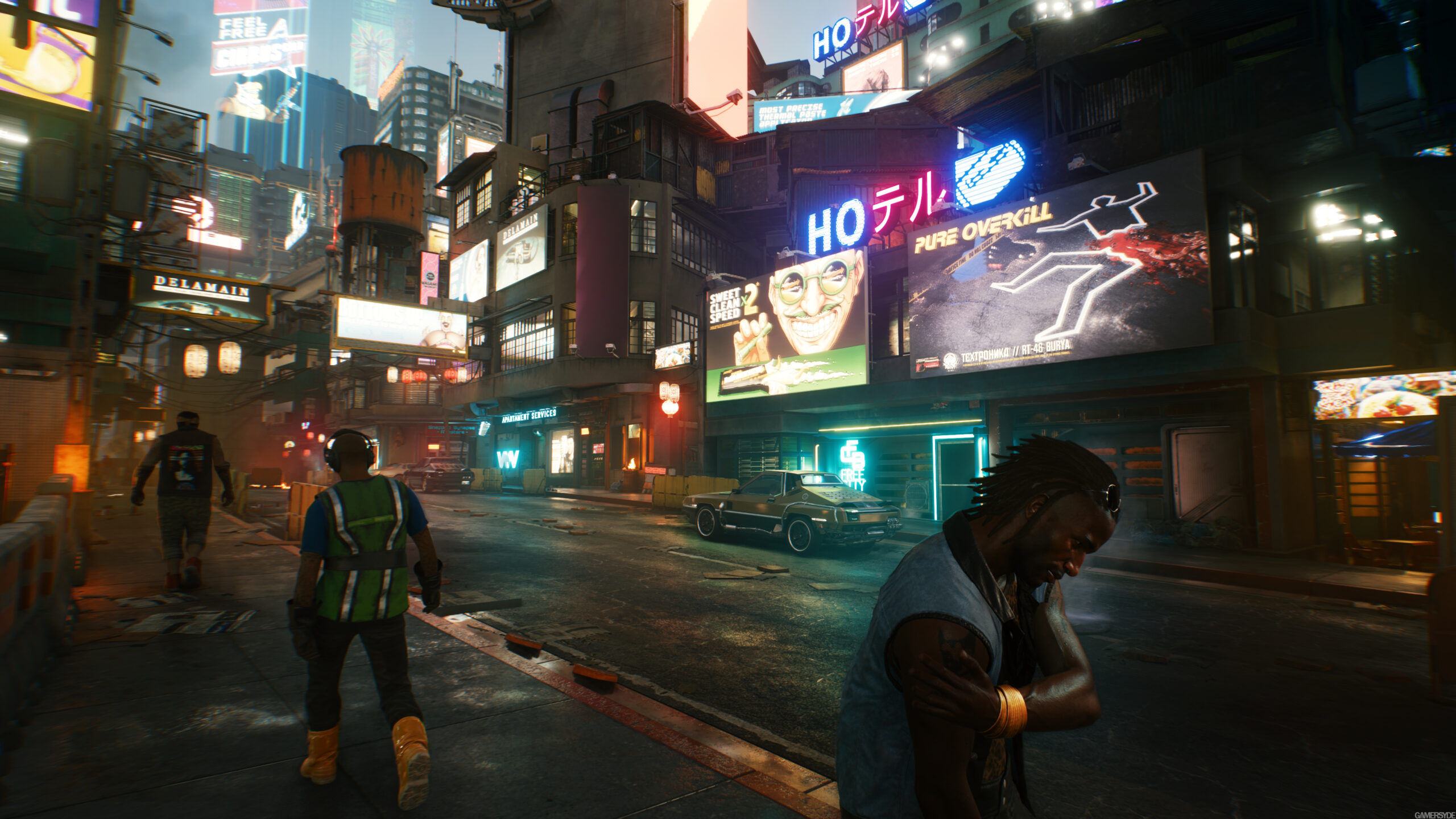 Wallpaper #URlPBI8BtGB6xQ78QE6a55 Cyberpunk 2077 4K Screenshots Show a Night City Full of Life