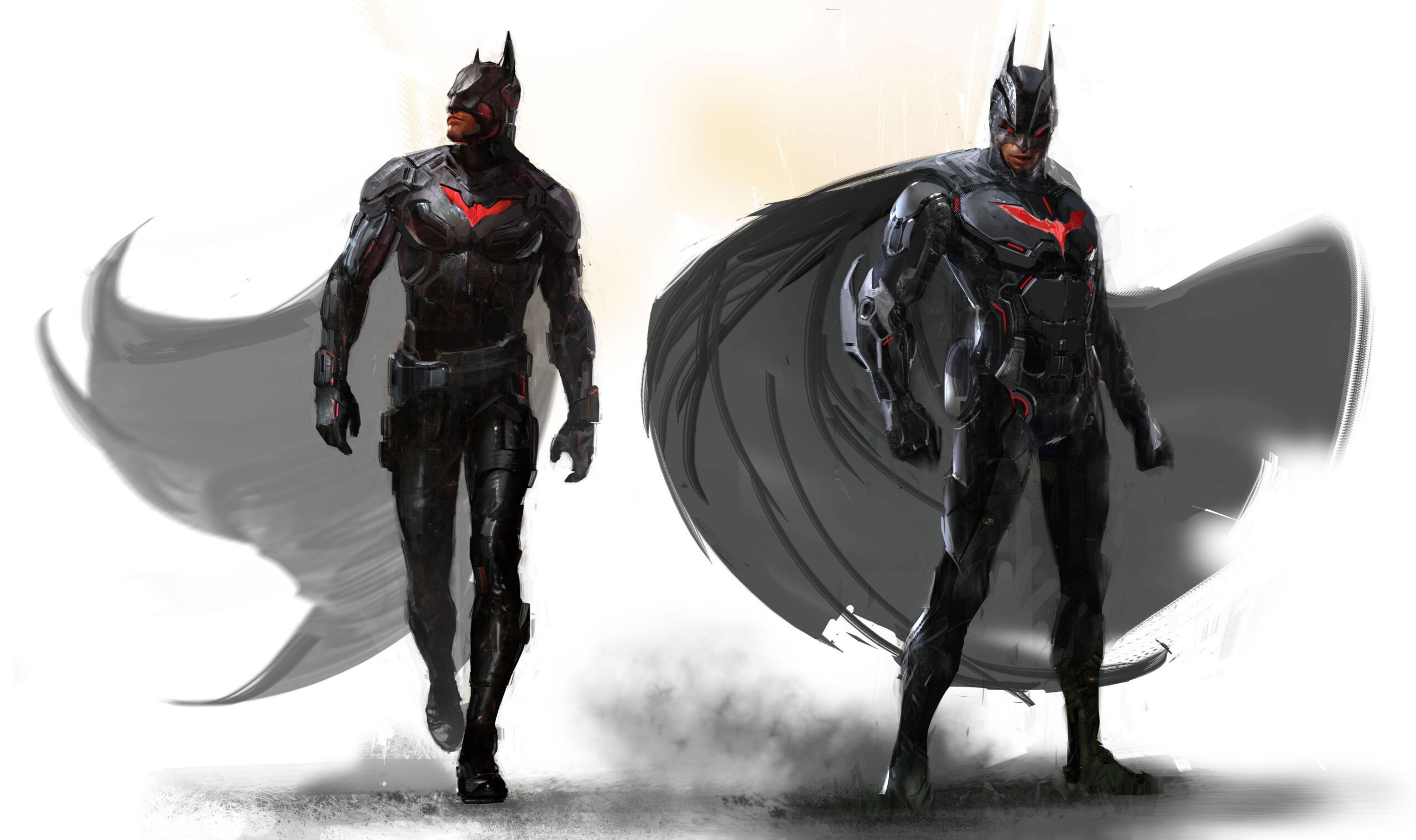 Wallpaper #ZBnNH48BtGB6xQ78pHw-43 Batman Arkham Knight Canceled Sequel Concept Art Hints at Batman Beyond
