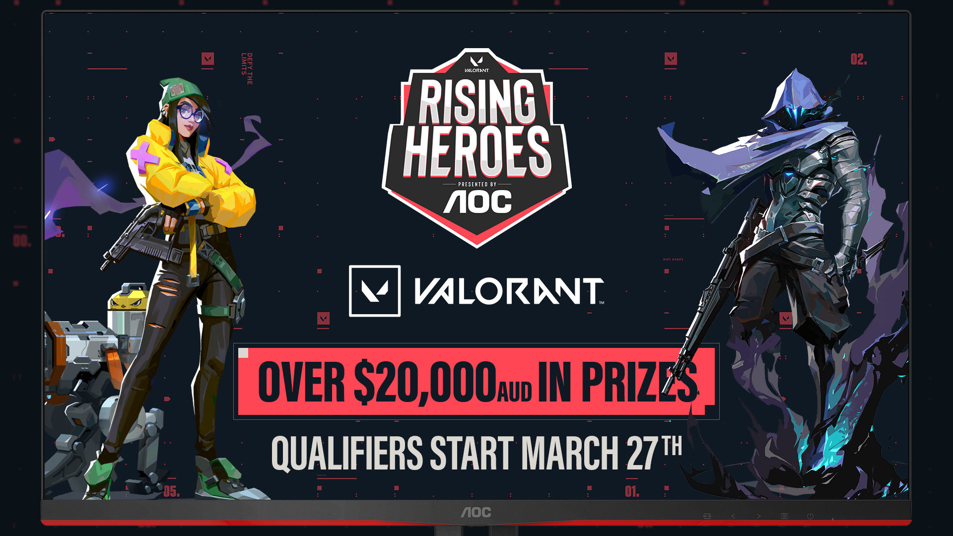 Wallpaper #-hnsFI8BtGB6xQ780mnY25 Aoc Partners with Esl to Bring Valorant Esports to Anz