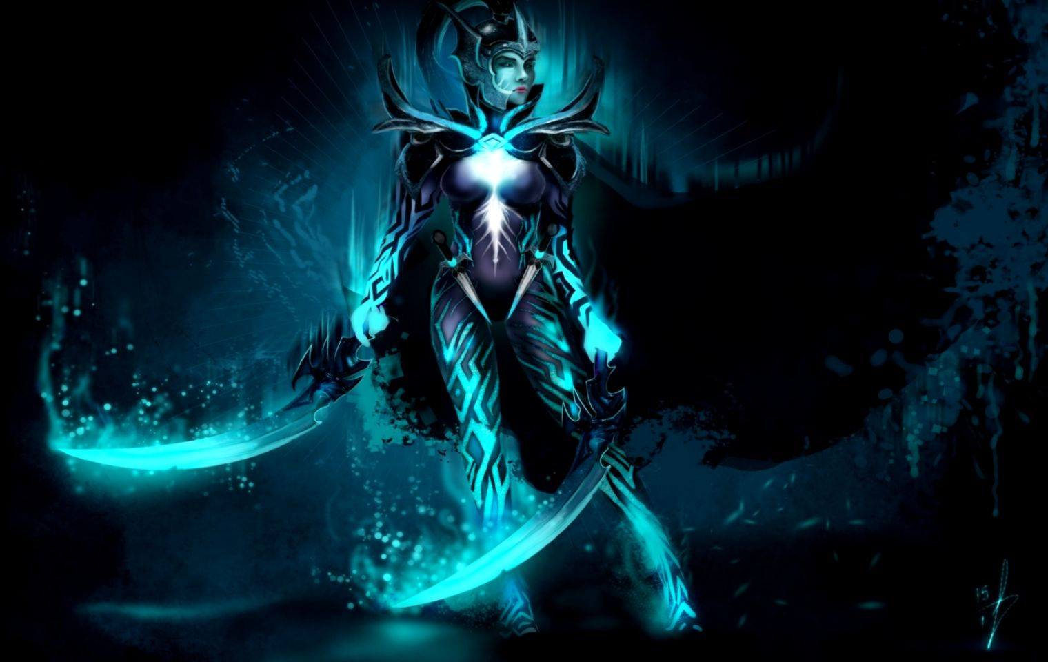 Wallpaper #5d1cd Wallpaper Epic Battle Dota 2 Heroes Night Stalker 4000x2500