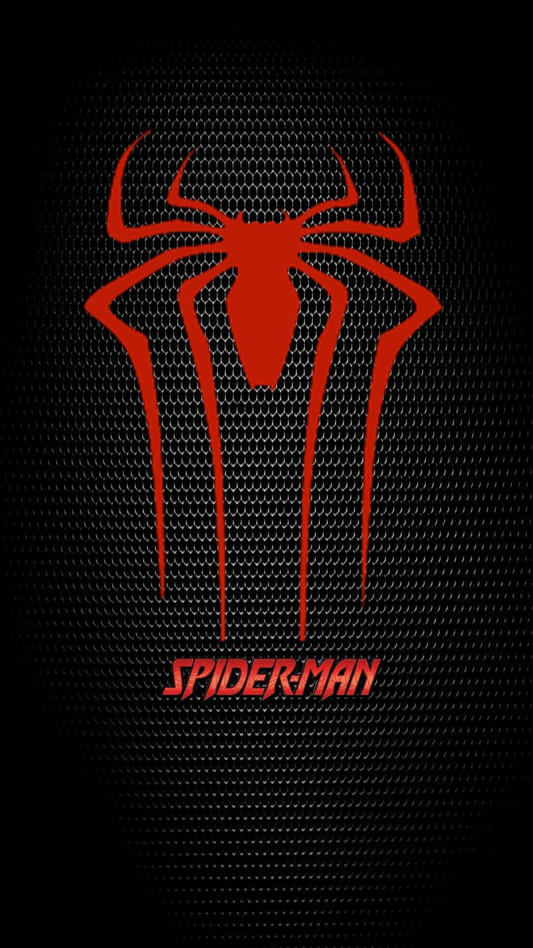Wallpaper #dkXilo4B7YBJg1BVMqA656 Spider-Man Logo in Red and Black