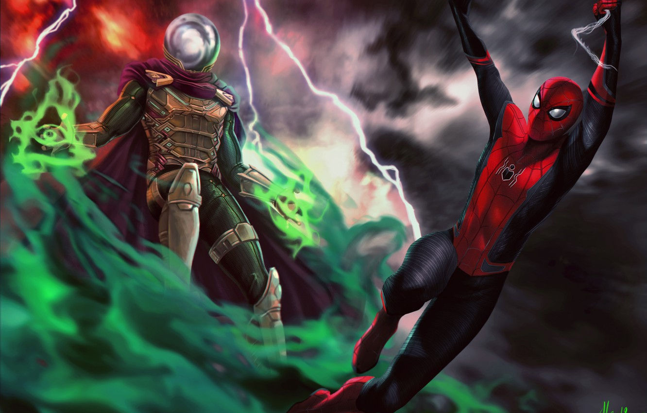 Wallpaper #T2dJDZMBSpphPi3-KuT-254 60 Spider Man Far from Home Wallpapers Wallpapersafari