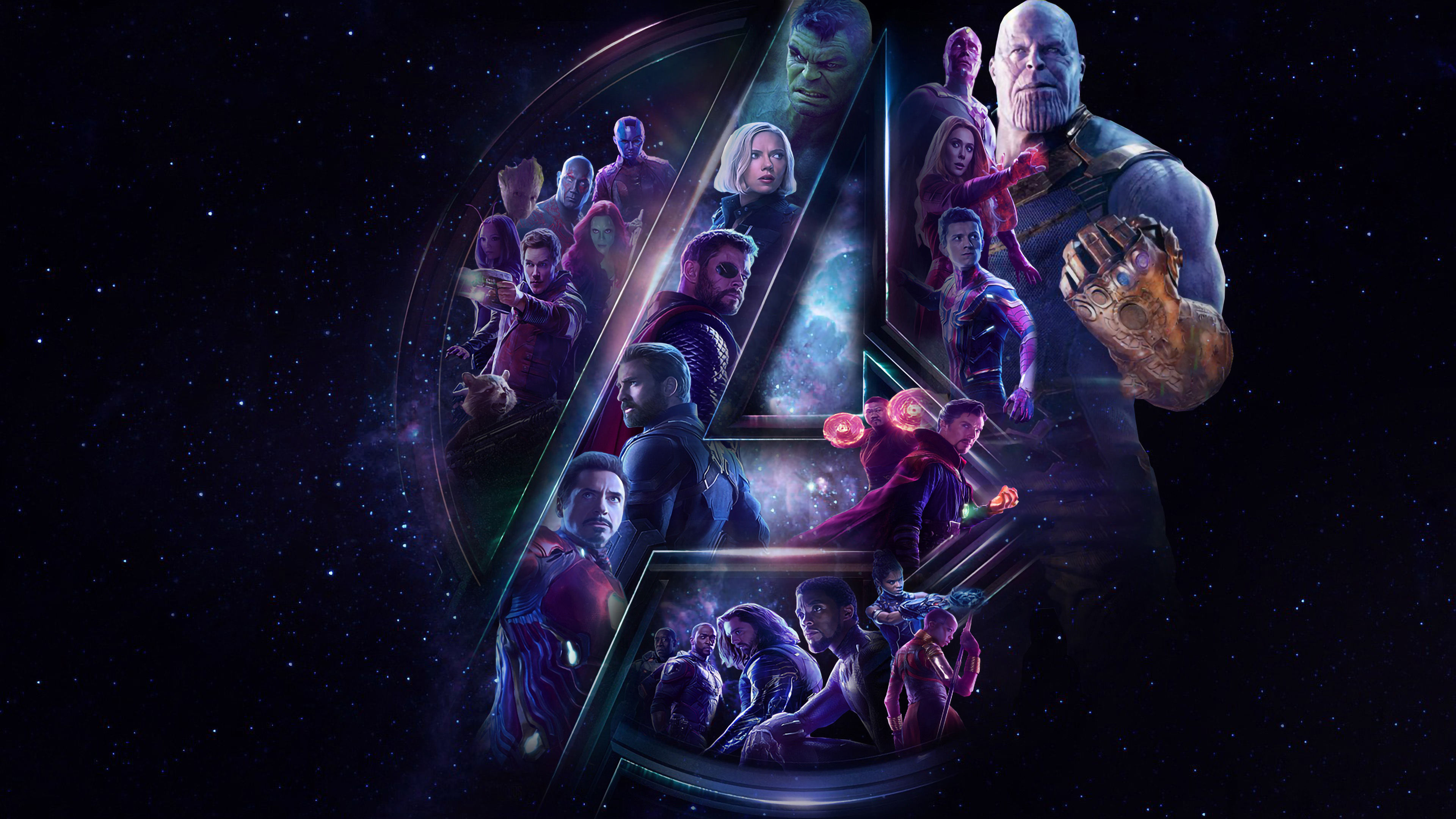 Wallpaper #VGdaD5MBSpphPi3-vu6m207 Download Avengers Infinity War All Superheros and Villain Poster