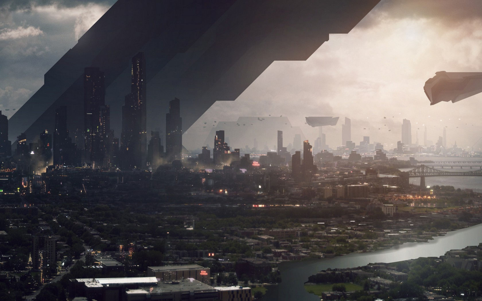Wallpaper #IH038o4Bnwiau_P6Swvr37 50 Sci Fi City Wallpaper Wallpapersafari