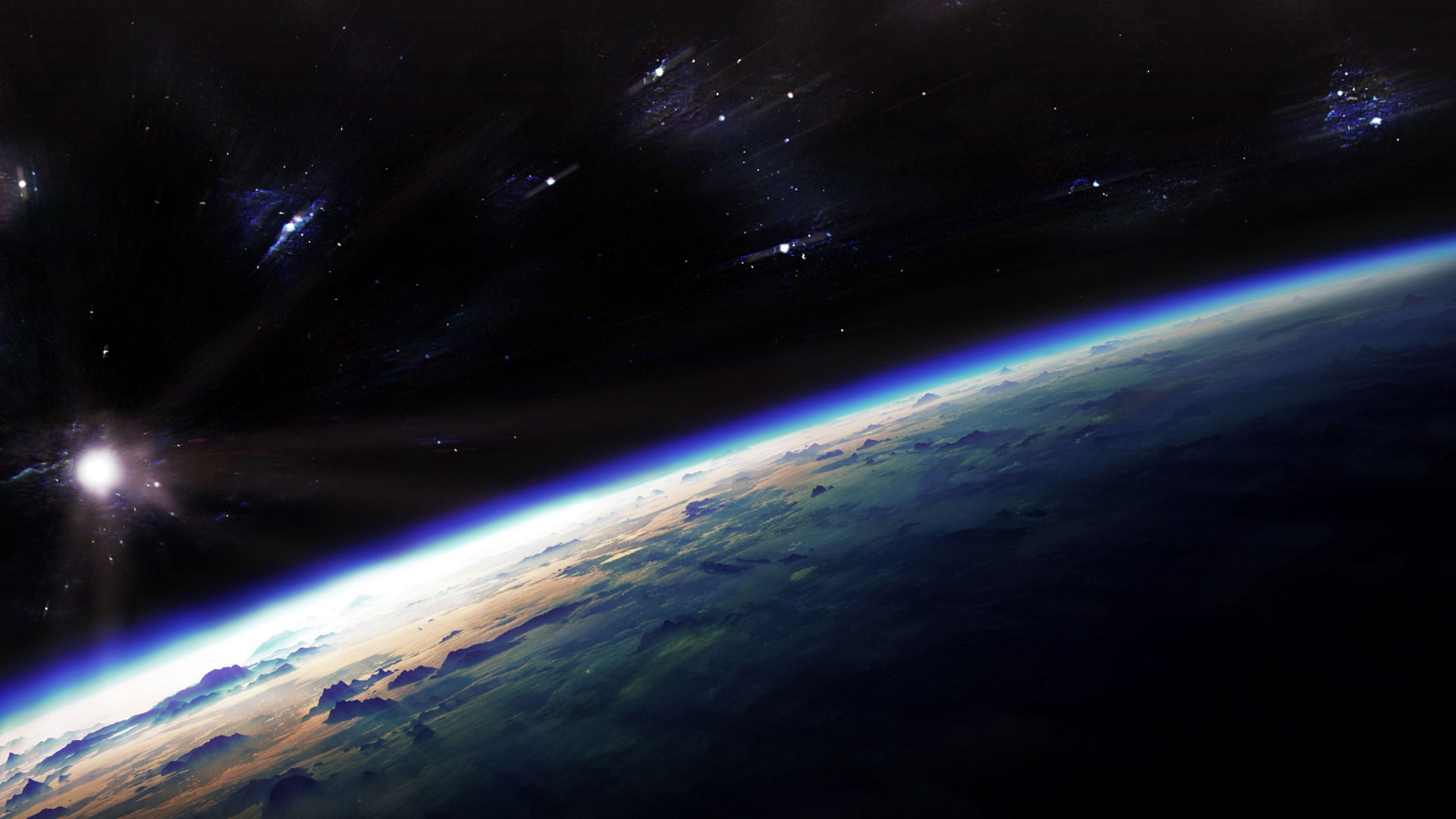 Wallpaper #h2d2ApMBSpphPi3-Eq_L42 Earth from Space Wallpaper 1920x1080 Wallpapersafari