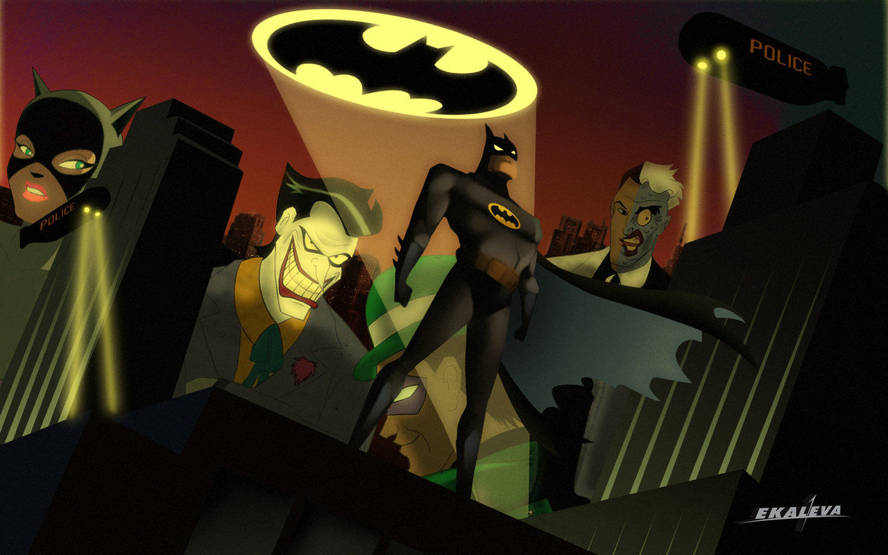 Wallpaper #hEVhko4B7YBJg1BV455I50 Batman Animated Series Wallpaper Wallpapersafari