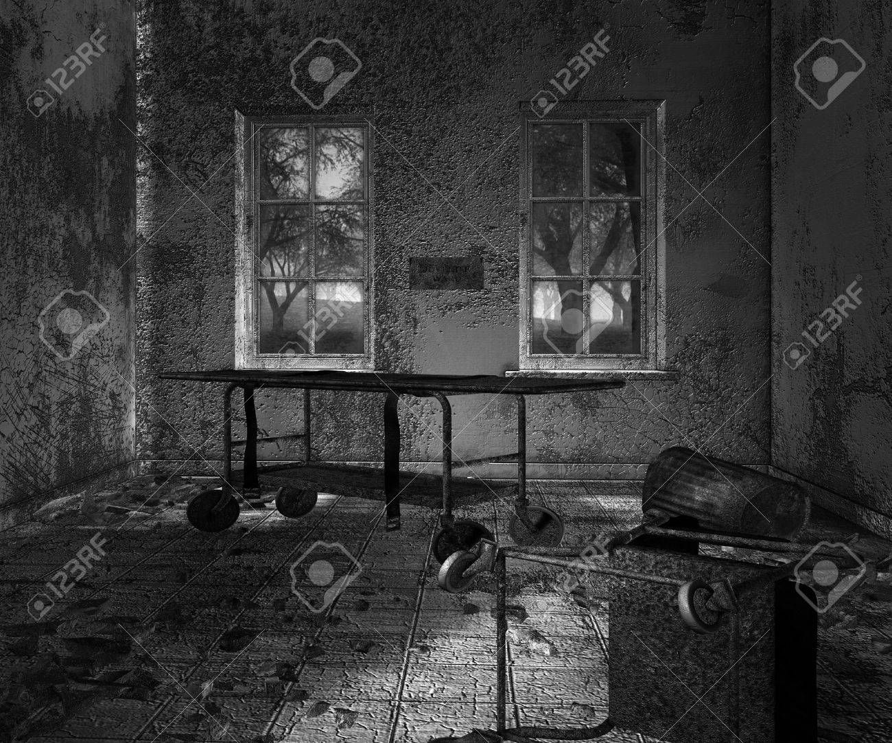 Wallpaper #WmgTGZMBSpphPi3-ABVR289 Free Download Dark Asylum Scary Interior Background Stock Photo