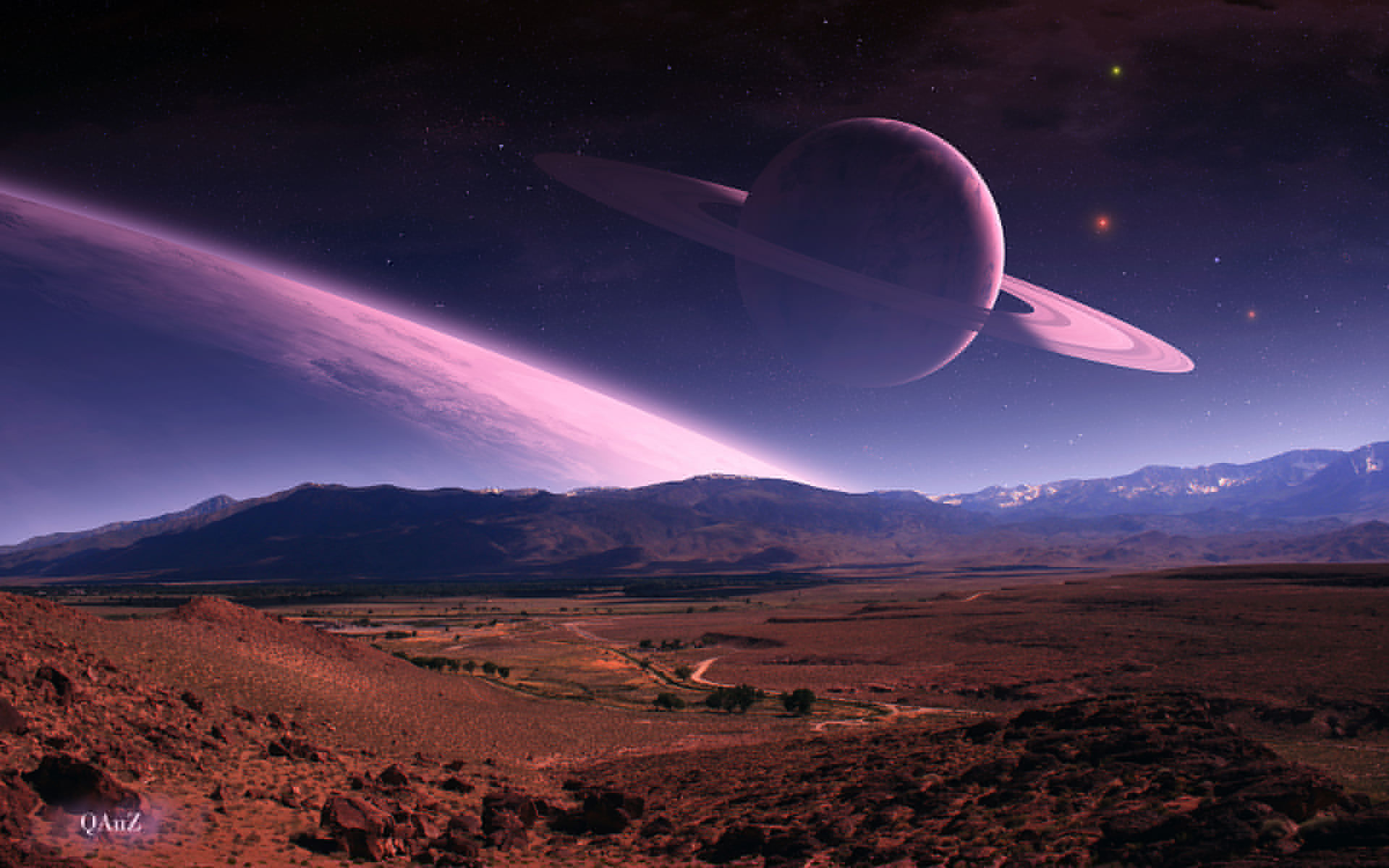 Wallpaper #W2dA_5IBSpphPi3-PqJe77 Download Planets Scapes Sky Stars Space Sci Fi Science Fiction