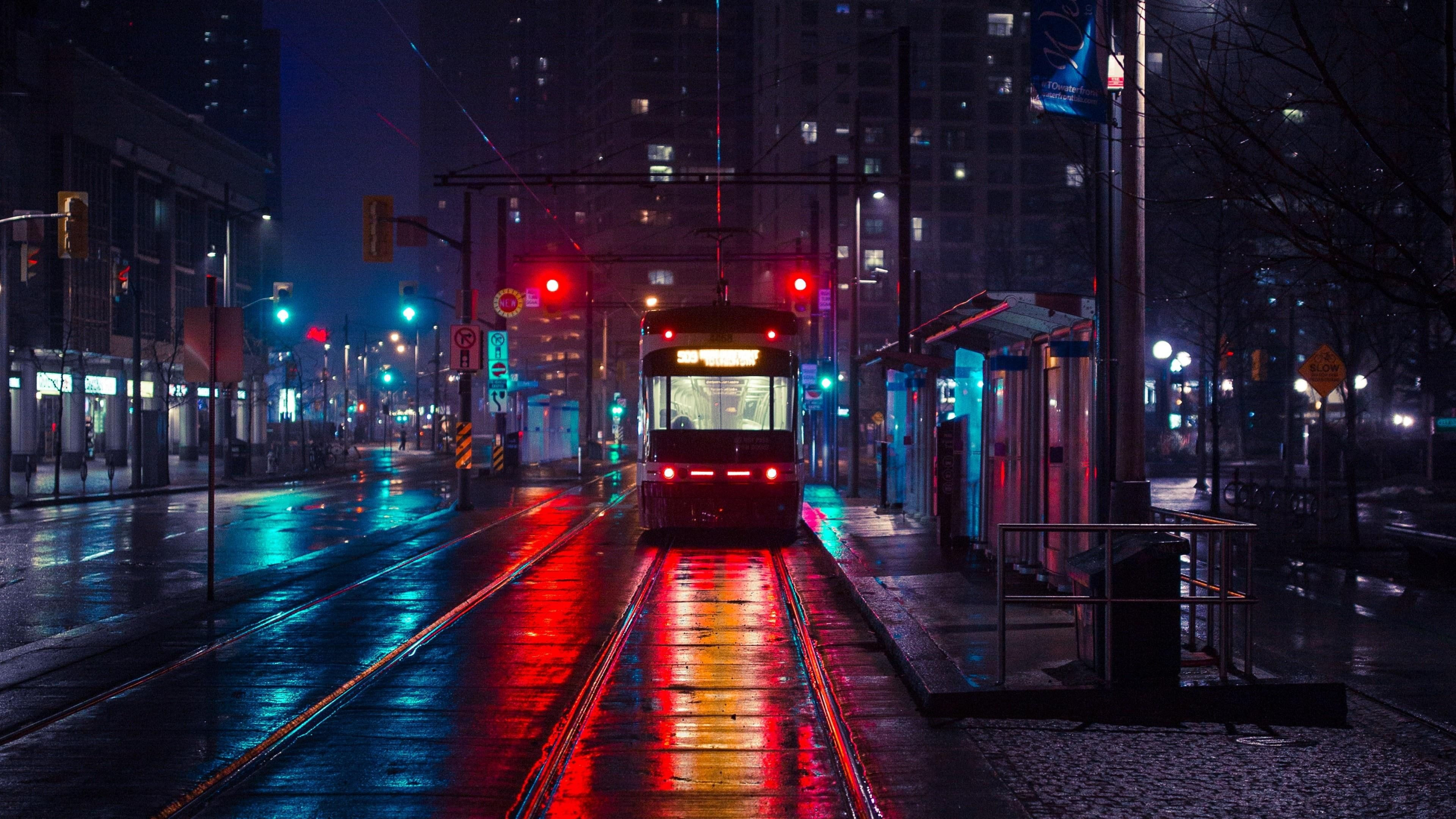 Wallpaper #qRnSJI8BtGB6xQ78FIV-38 Download Cityscape Electric Rail Electricity Darkness Street Downtown