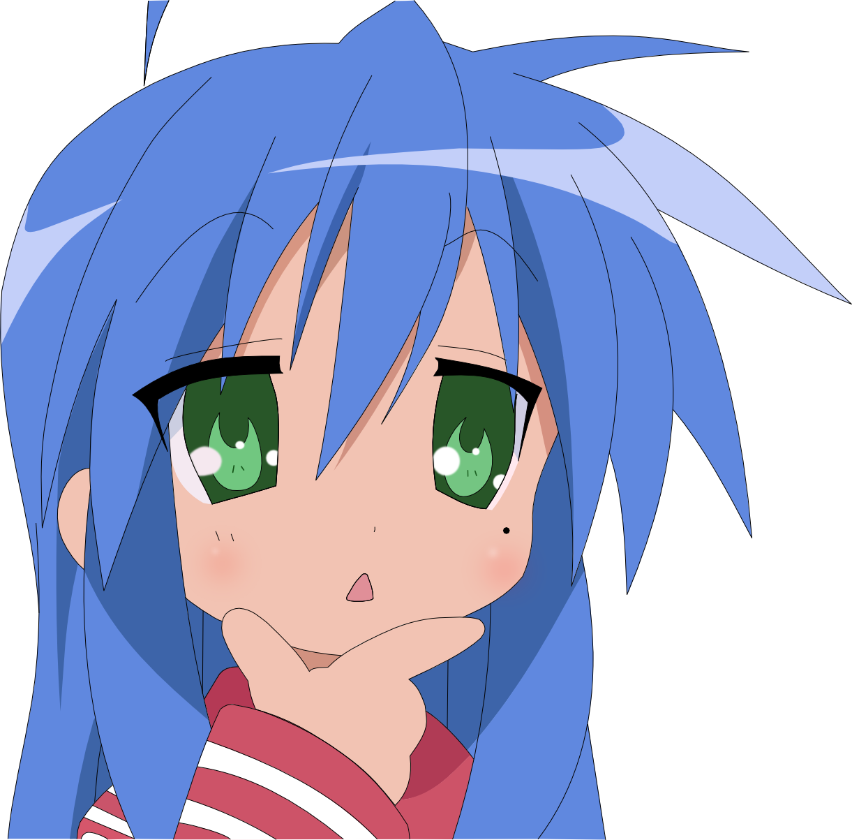 Wallpaper #fRwnQZMB8JfcLg2JvfdA243 Free Download Lucky Star Konata by Smeatsan on 1221x1203 for Your
