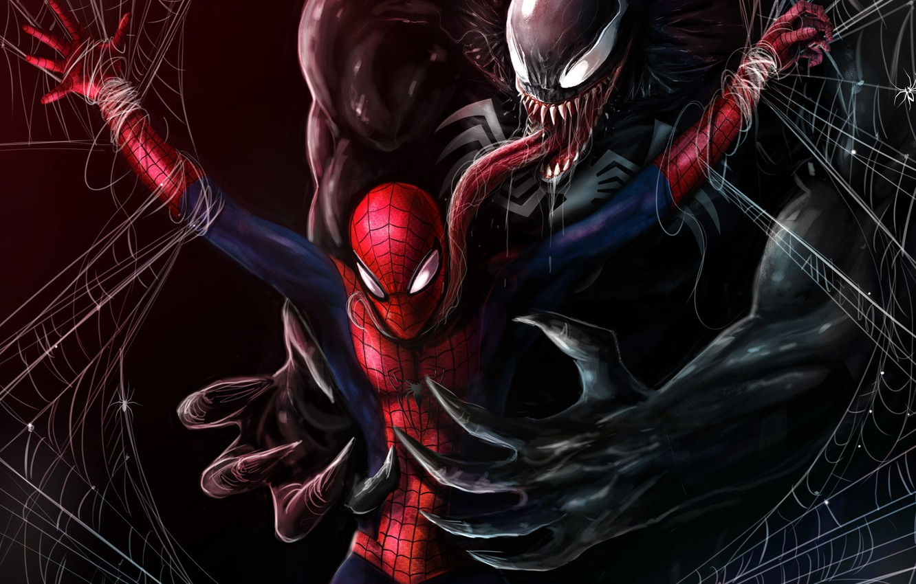 Wallpaper #-xm9Io8BtGB6xQ78xoIX21 Free Download Wallpaper Art Fiction Marvel Venom Venom Spider Man