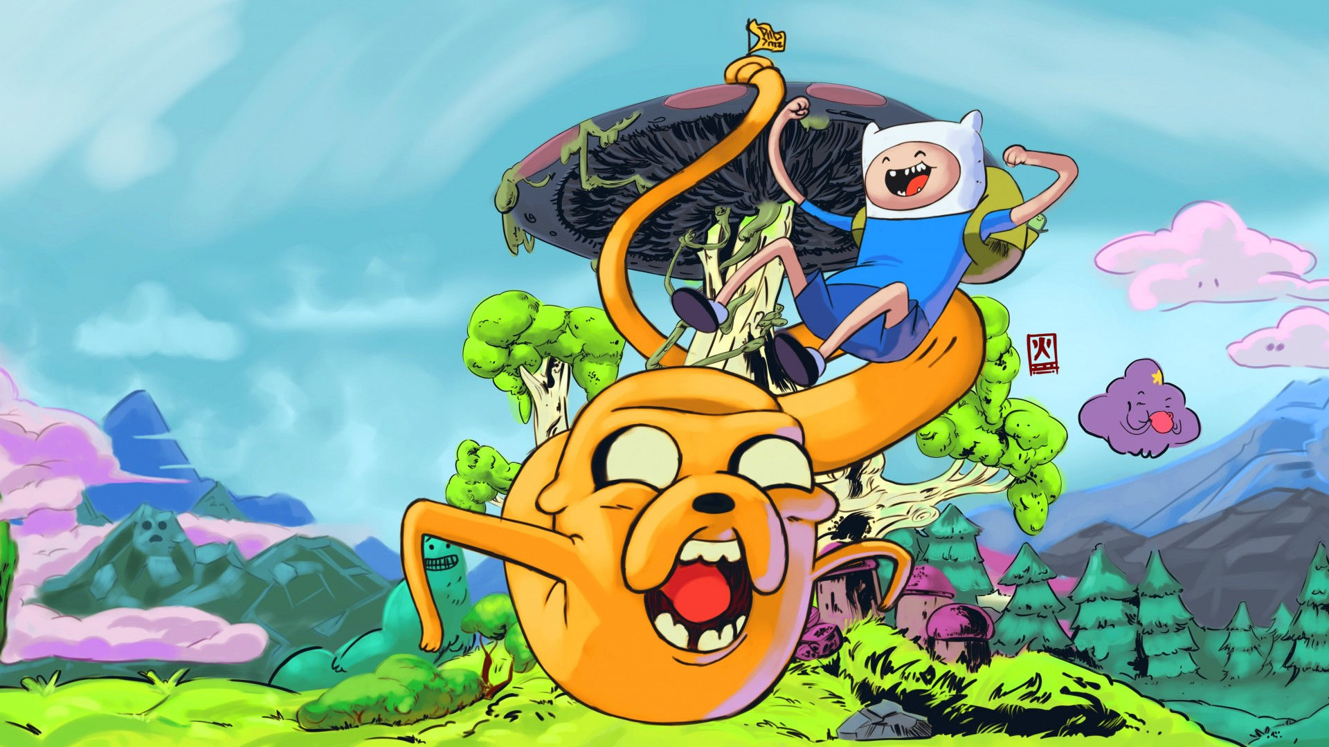 Wallpaper #01eb8 Download Join Finn and Jake for a Wild and Wacky Adventure
