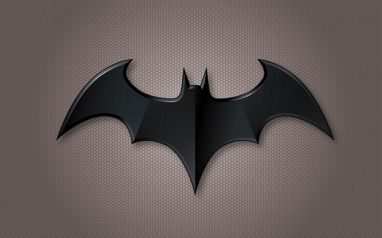 Wallpaper #F44ED Batman Logo on Wall Best Wallpapers