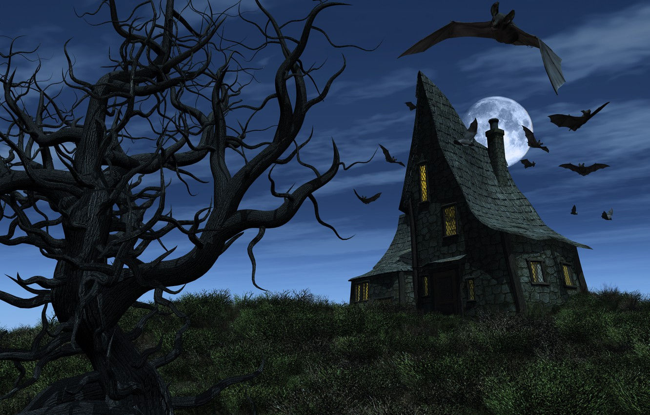 Wallpaper #80b81 Halloween Moon Bats Clipart Halloween Clipart Bats Etsy