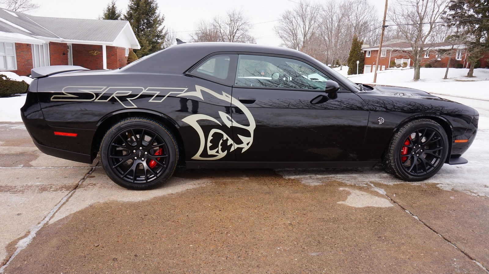 Wallpaper #I3Swwo4B_8f4nGFaj2-G56 46 Dodge Challenger Black Hellcat Wallpaper Wallpapersafari