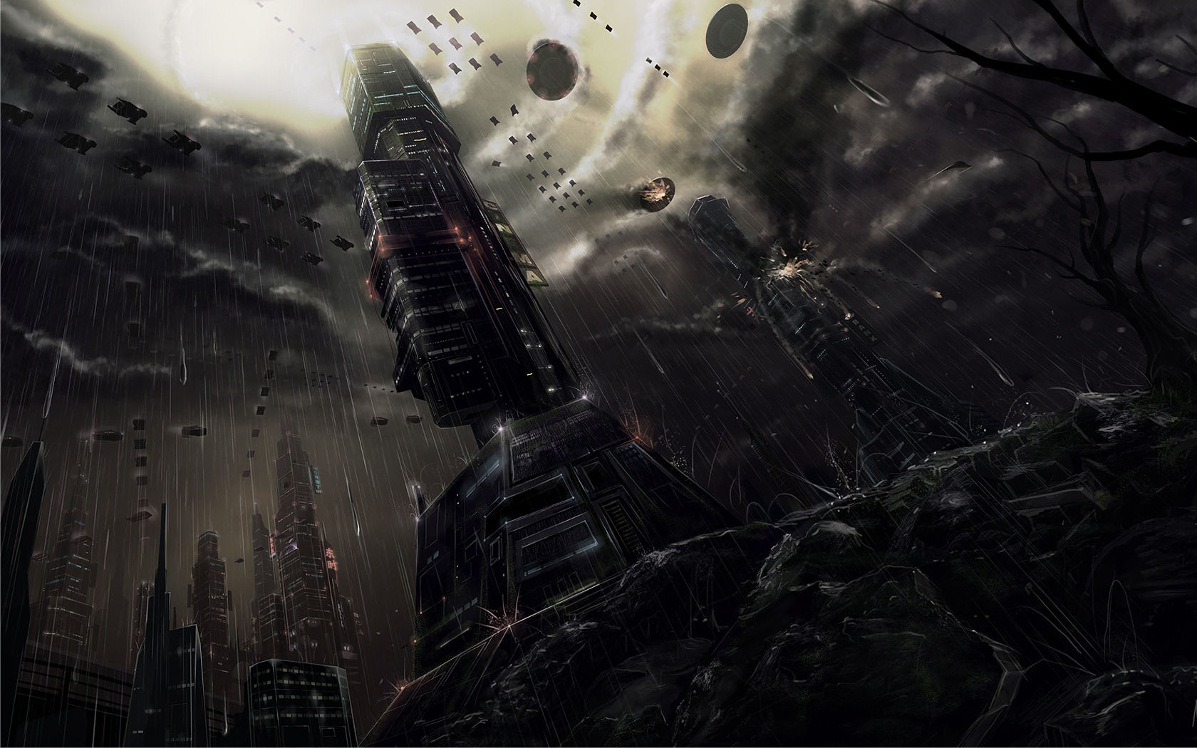 Wallpaper #oGhYJJMBSpphPi3-sDiJ269 Free Download Sci Fi Dark Wallpaper and Background Image 1680x1050