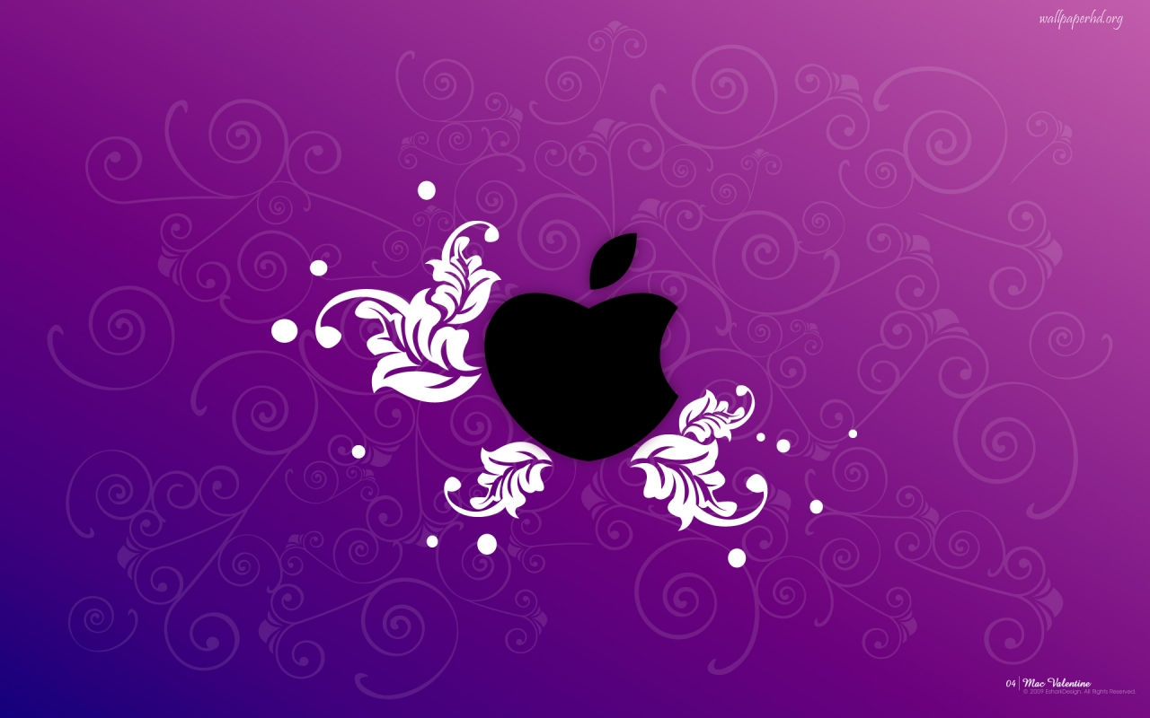 Wallpaper #D6AF0 Purple Apple Wallpapers Wallpaper Cave