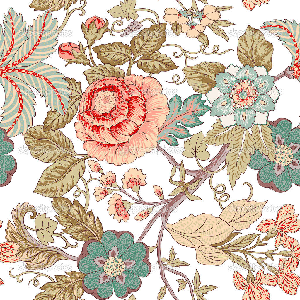 Wallpaper #9f5a4 Premium Vector Retro Seamless Background Pattern
