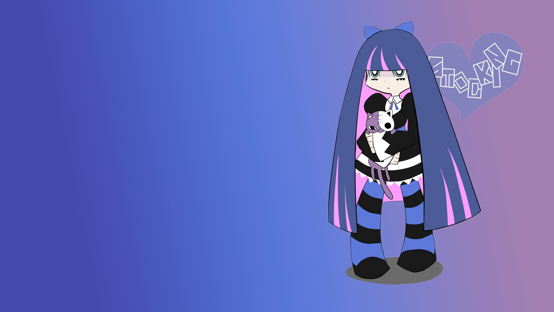 Wallpaper #bc206 Stocking and Panty Panty Stocking with Garterbelt and 1 More Drawn