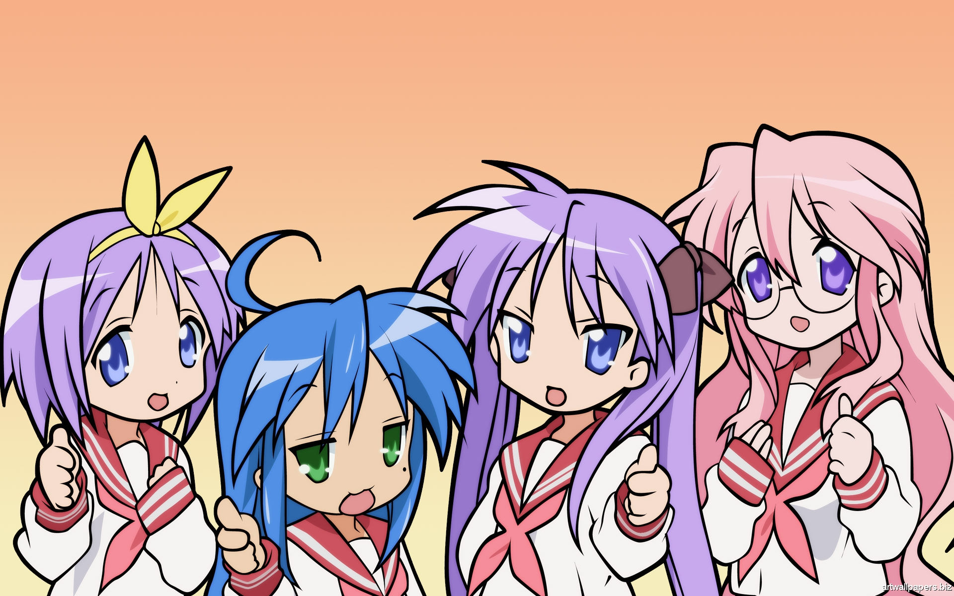 Wallpaper #fRwnQZMB8JfcLg2JvfdA198 Download Lucky Star Wallpaper Anime Desktop Background by
