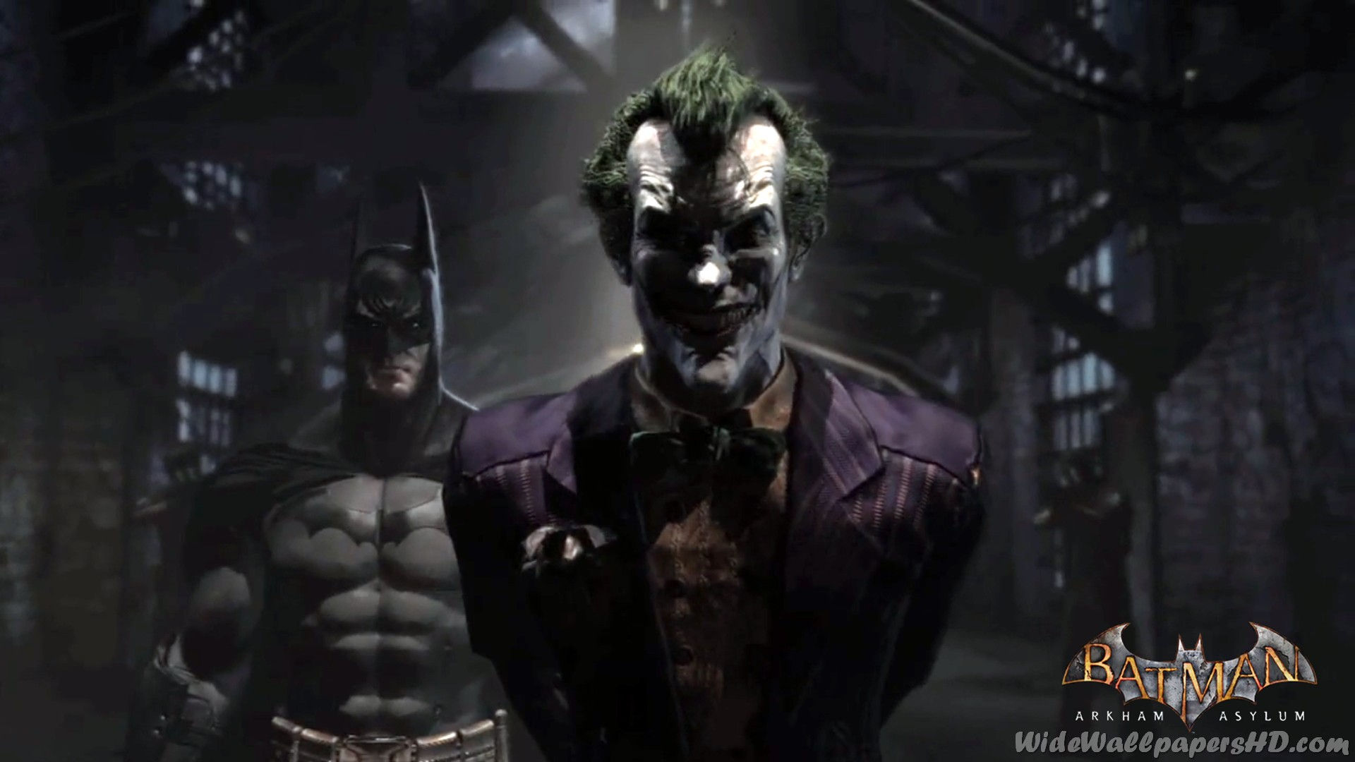 Wallpaper #kRpiUZMB1yWOL4qg3IHY14 50 Joker Arkham Asylum Wallpapers Wallpapersafari
