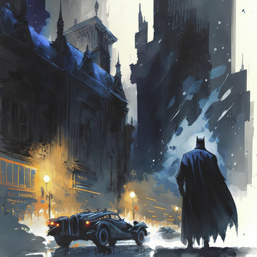 Wallpaper #45a63 Batman AI Artwork