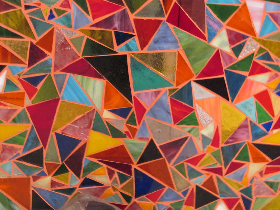 Wallpaper #_7g21pIBJvJKYCmEItw-199 Triangles Glass Art by Donna Moore Fine Art America