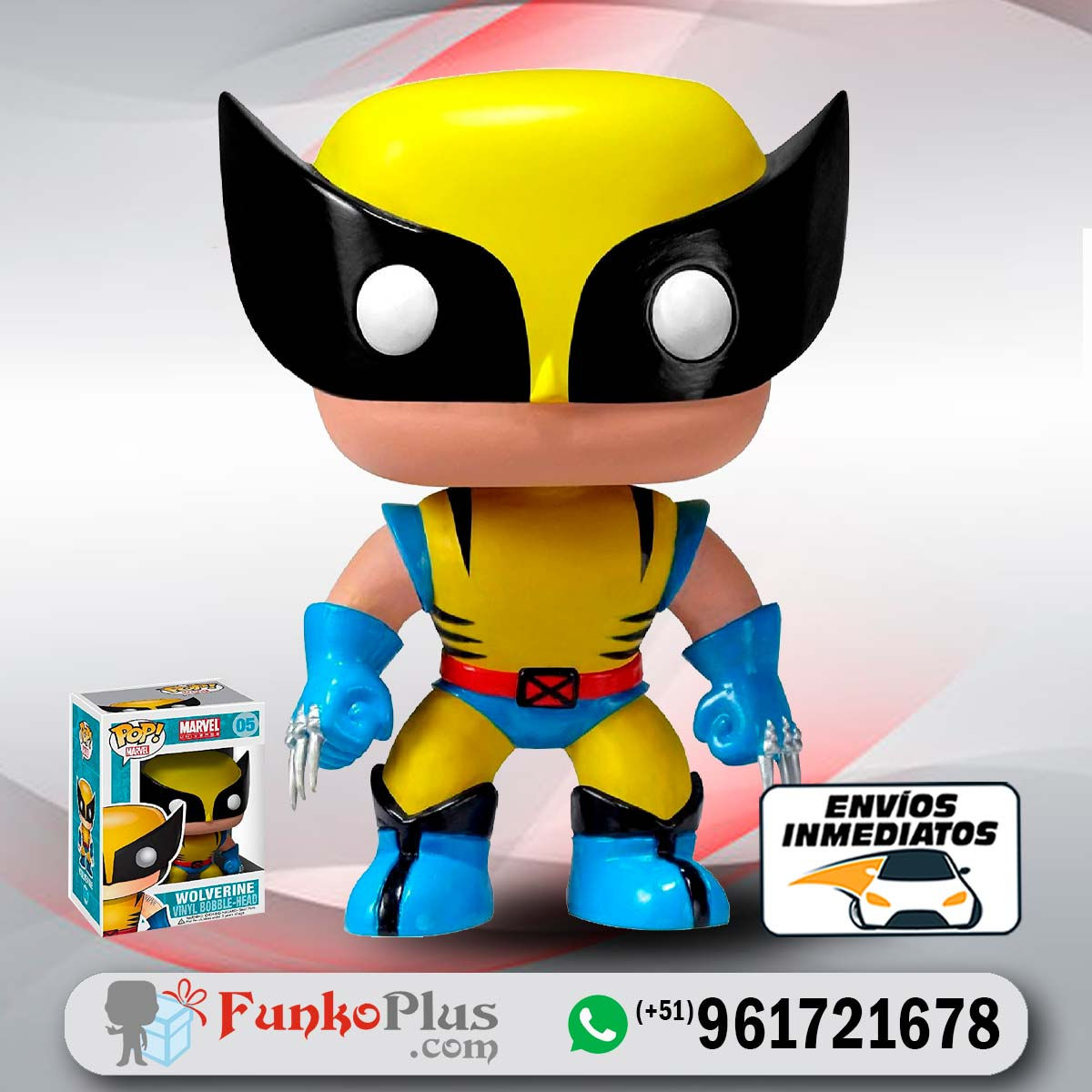 Wallpaper #26VxOJMBVBiSkHCaNo1f385 Funko Pop Marvel Wolverine Clasico