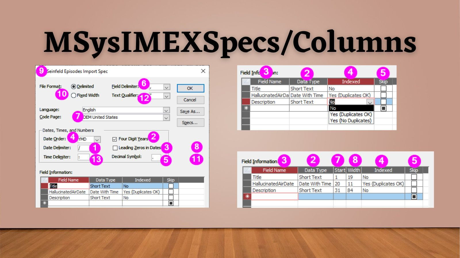 Wallpaper #7B0HLZMBlOZrFDOkWM3S36 Documenting the Import Export Specification System Tables