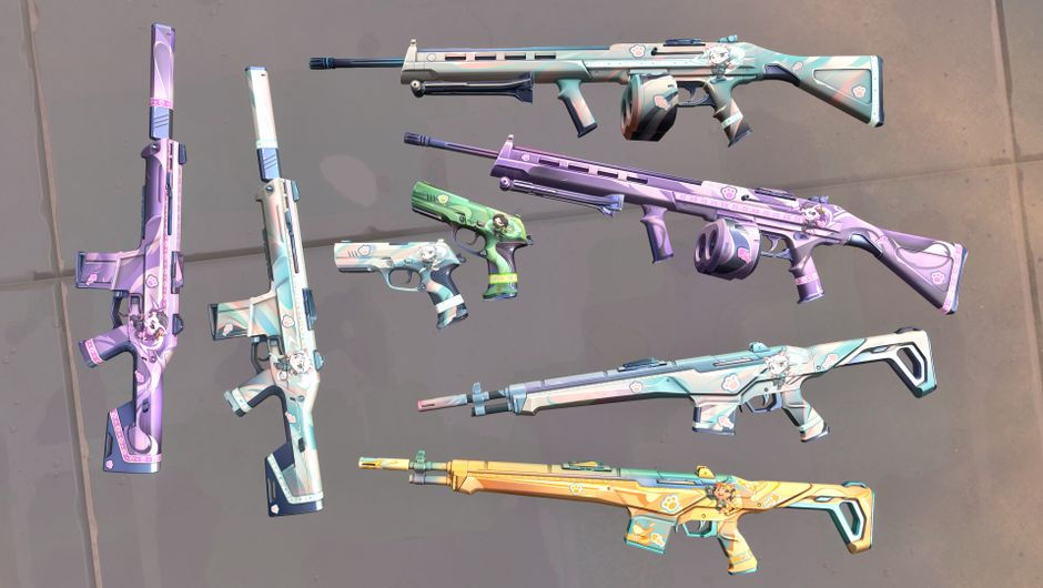 Wallpaper #5bgW3ZIBJvJKYCmEEf6_192 Valorant Episode 6 Battlepass Features New Cat Themed Gun Skins