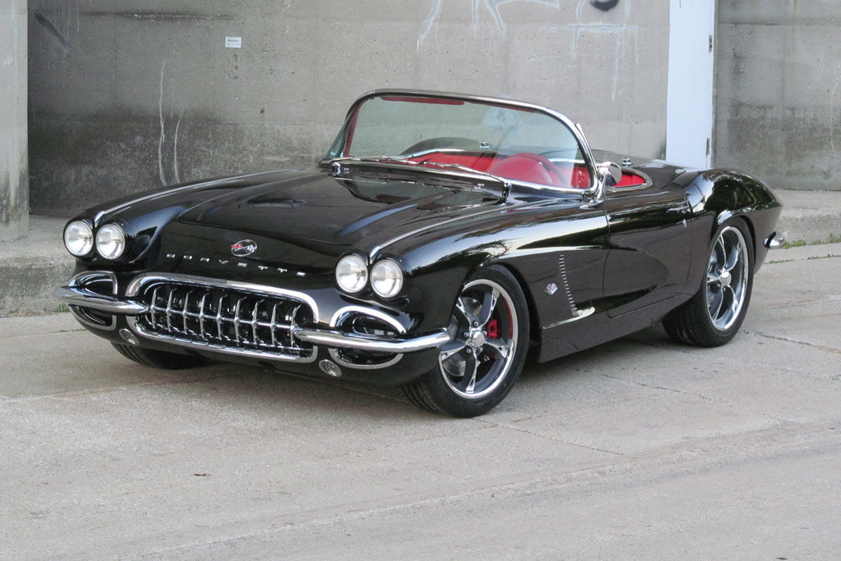 Wallpaper #whm6N48BtGB6xQ78Wabf19 News Little Black 62 Corvette with Mach V Custom Wheels