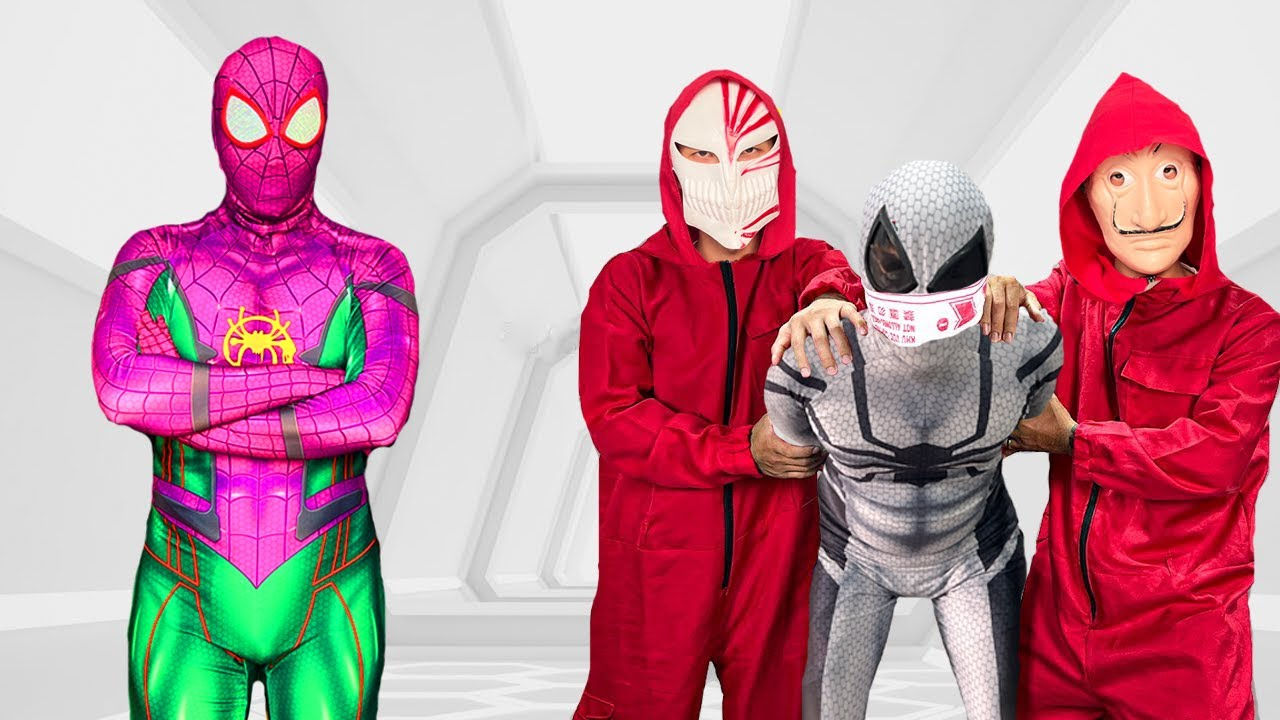 Wallpaper #R7iM25IBJvJKYCmEZffw34 Team Spider Man vs Bad Guy Team in Real Life All Aciton Story