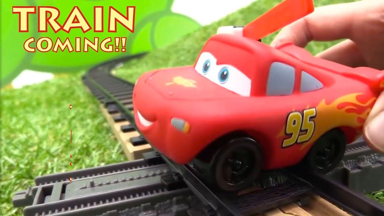 Wallpaper #a7iT25IBJvJKYCmEwfcI304 Train Tracks Lightning Mcqueen Adventure Videos for Kids Toy Cars