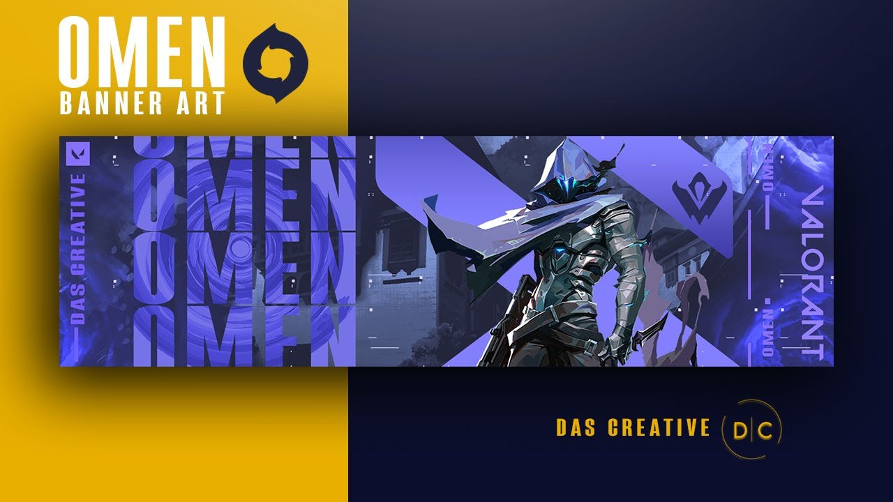 Wallpaper #k5x64pIBZHQxiYar7MCo33 Omen Themed Valorant Style Banner Making in Photoshop Tutorial Omen