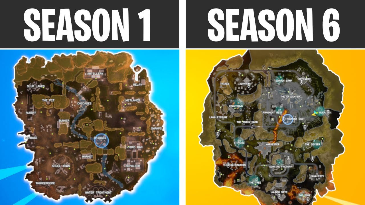 Wallpaper #DLgY2pIBJvJKYCmE0vDh34 Evolution of the Entire Apex Legends Map Season 1 Season 6 Youtube