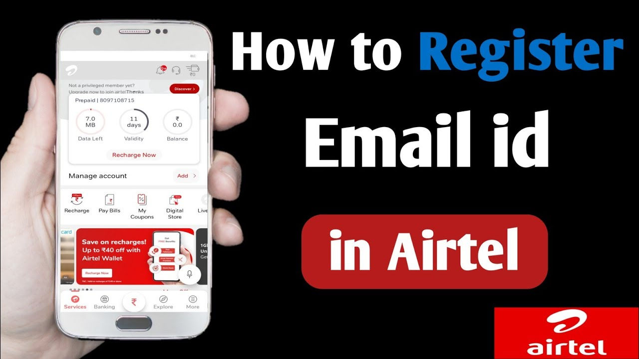 Wallpaper #CbiC3JIBJvJKYCmEUPzh383 How to Register eMail Id in Airtel Youtube