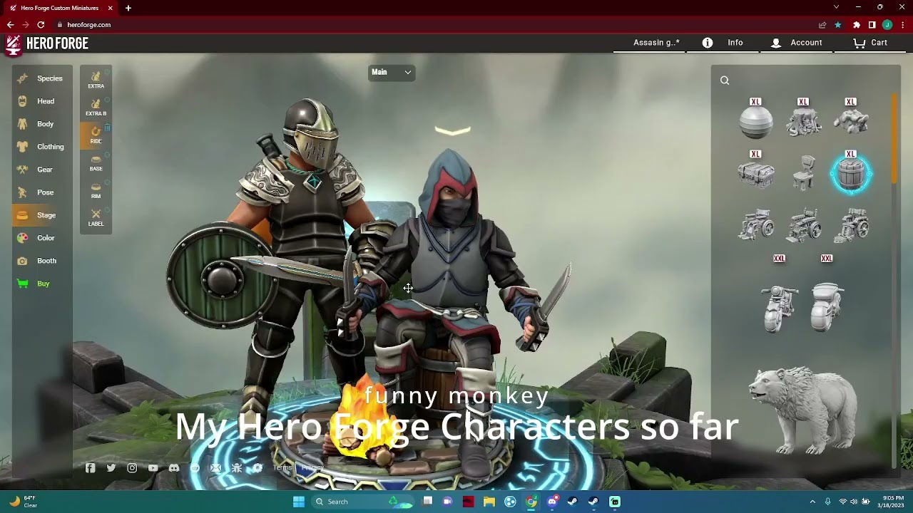 Wallpaper #uLgn1pIBJvJKYCmEAtzB7 Cool Heroforge Characters Youtube