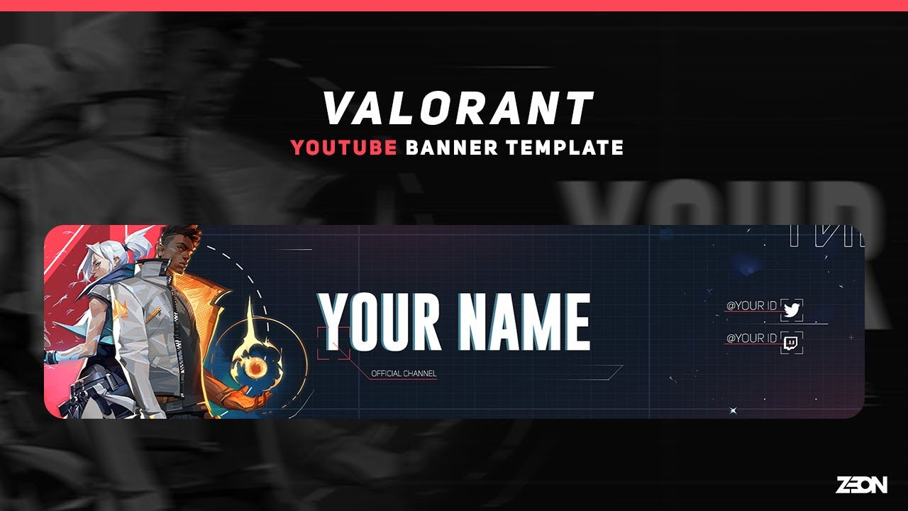Wallpaper #k5x64pIBZHQxiYar7MCo258 Valorant Youtube Banner