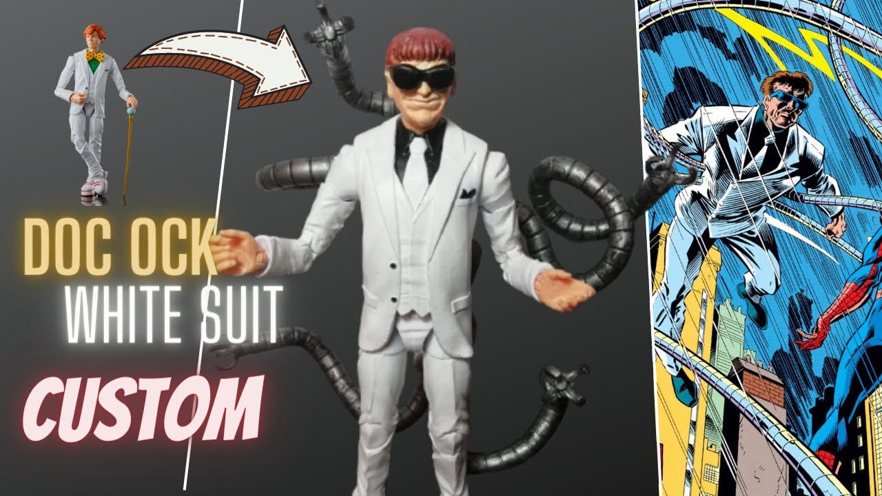 Wallpaper #Zrgr2pIBJvJKYCmE8vAv63 Doc Ock White Suit Custom Spider Man Marvel Legends Youtube