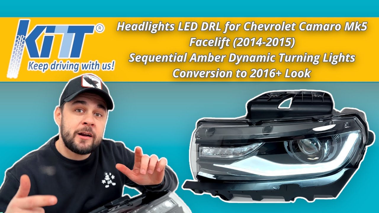Wallpaper #E7hQ3JIBJvJKYCmENvuE258 Headlights LED Drl for Chevrolet Camaro Mk5 Facelift Dynamic Turning