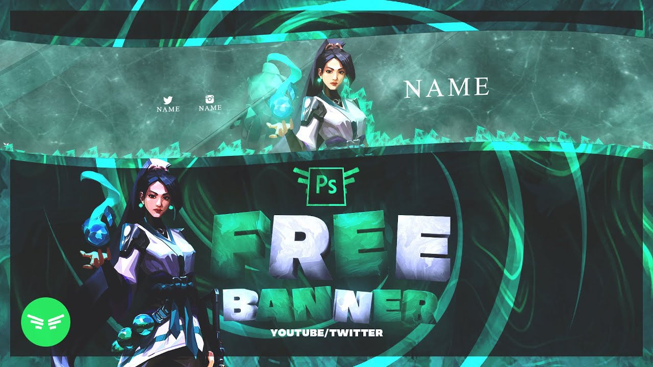 Wallpaper #k5x64pIBZHQxiYar7MCo38 Speed Art Valorant Sage Free Channel Banner for Youtubetwitter Youtube