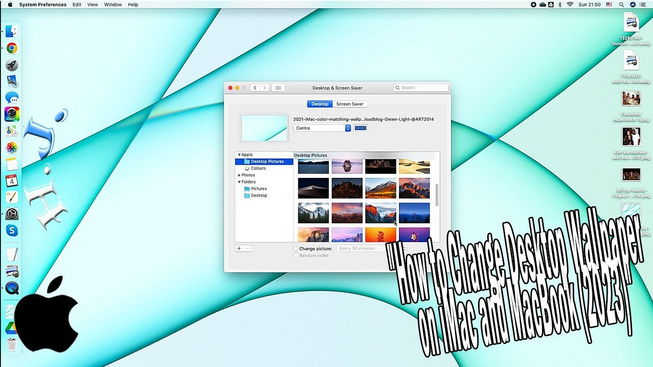Wallpaper #drj_3JIBJvJKYCmE5P5P273 How to Change Desktop Wallpaper on iMac and Macbook 2023 Youtube