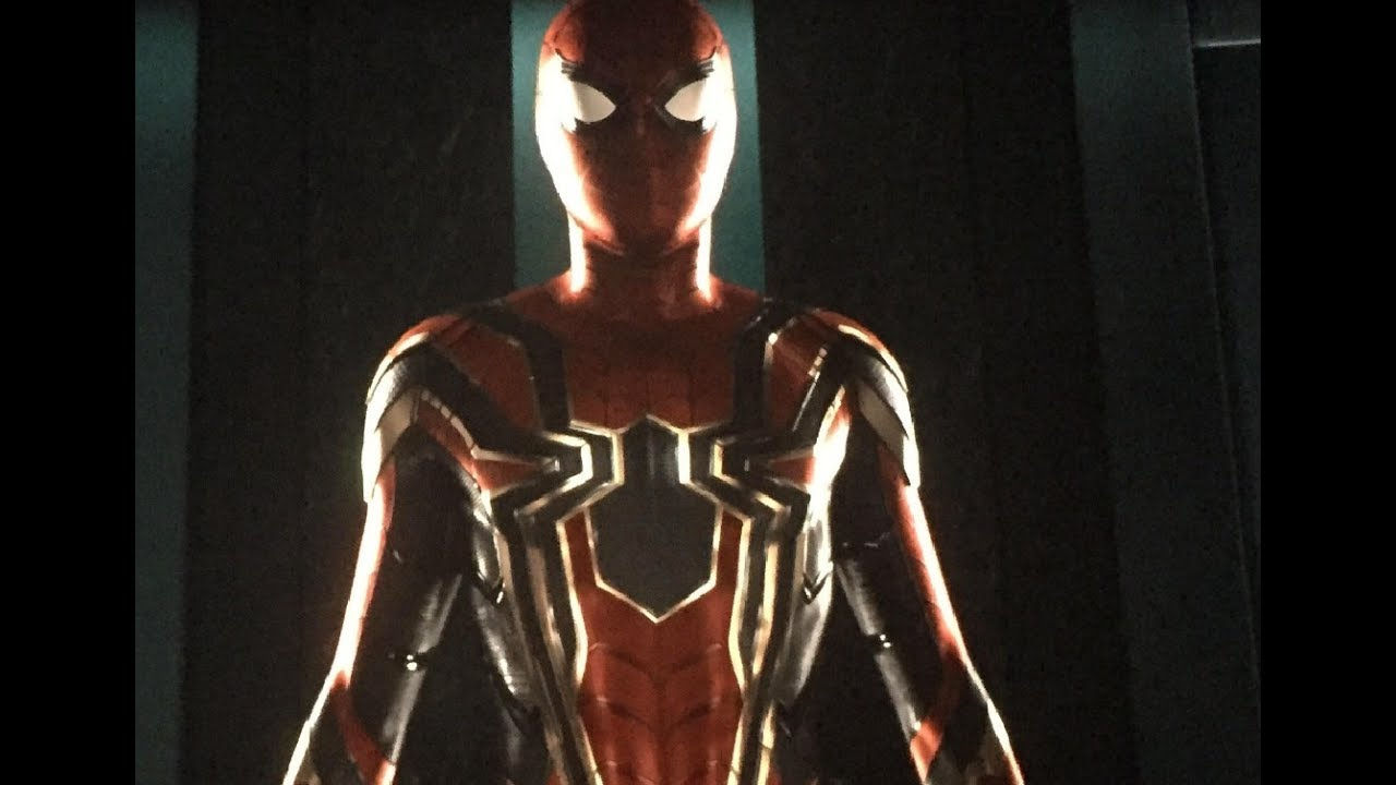 Wallpaper #33a76 Homecomings Iron Spider Suit Revealed Screen Rant