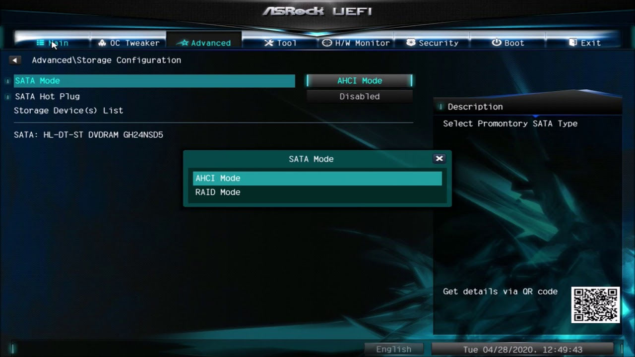 Wallpaper #57kc35IBJvJKYCmECgjQ41 Asrock A320m Hdv R40 Uefi Bios Setup Settings Youtube