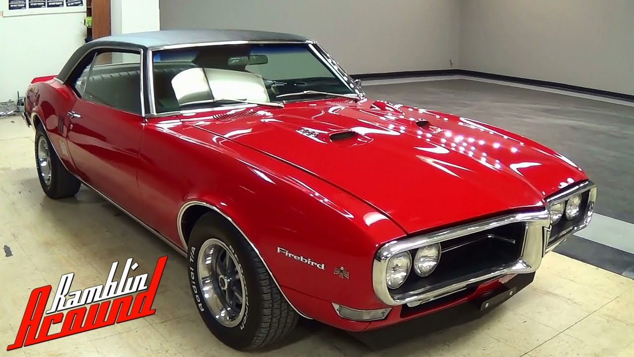 Wallpaper #Lbi625IBJvJKYCmEKvib49 1968 Pontiac Firebird 400 V8 Four Speed at Gateway Classic Cars Youtube