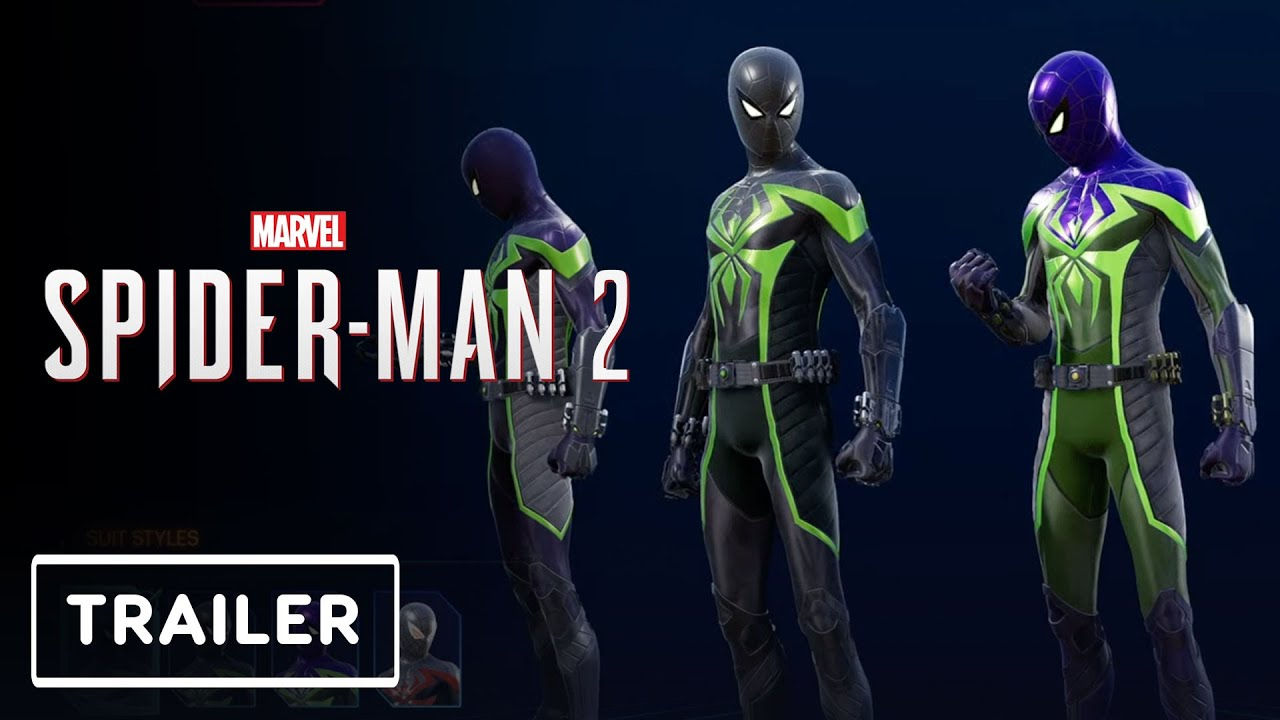 Wallpaper #_bgz2JIBJvJKYCmEJObp256 Spider Man 2 New Suit Showcase Trailer Youtube