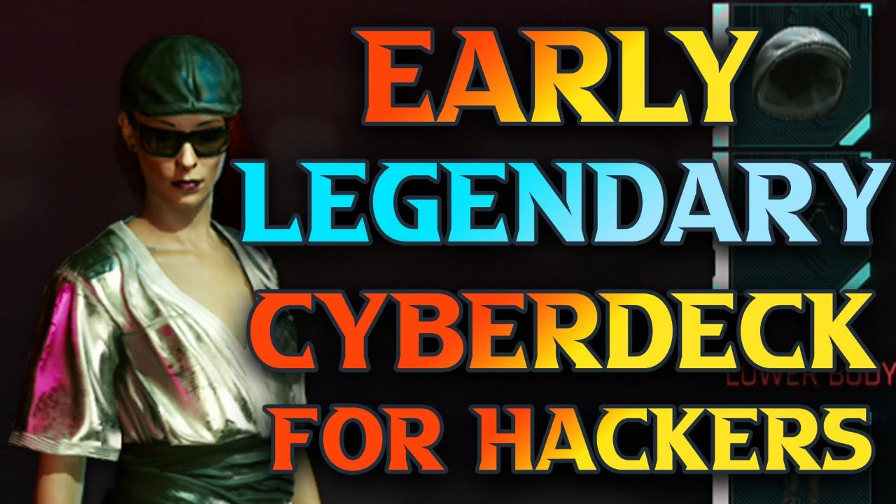 Wallpaper #4LhF25IBJvJKYCmEM_VT13 Cyberpunk 2077 Best Cyberdeck Best Early Game Legendary Cyberdeck for